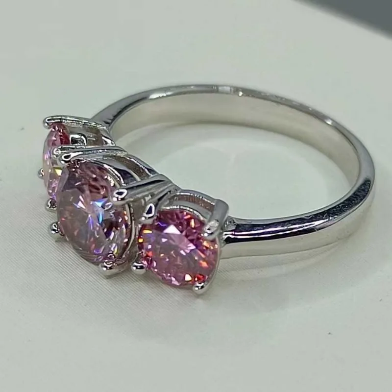 SACE DRAGULJEV GRA Certified 2CT Moissanite Obroč VVS1 Lab Diamond Solitaire Ring za Ženske Angažiranosti Obljubo, Poročni Bend, Nakit