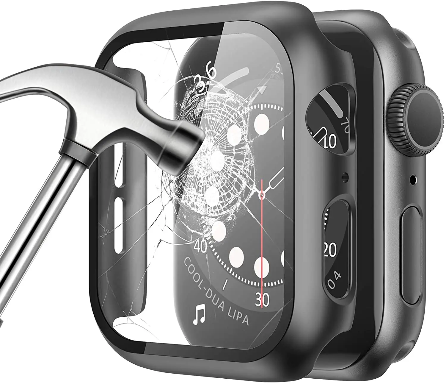 Steklo+Cover Za Apple Watch primeru, 45mm 41mm 44 mm 40 mm 42mm iWatch Accessorie Zaščitnik Zaslon Apple watch series 3 4 5 6 SE 7 8 9