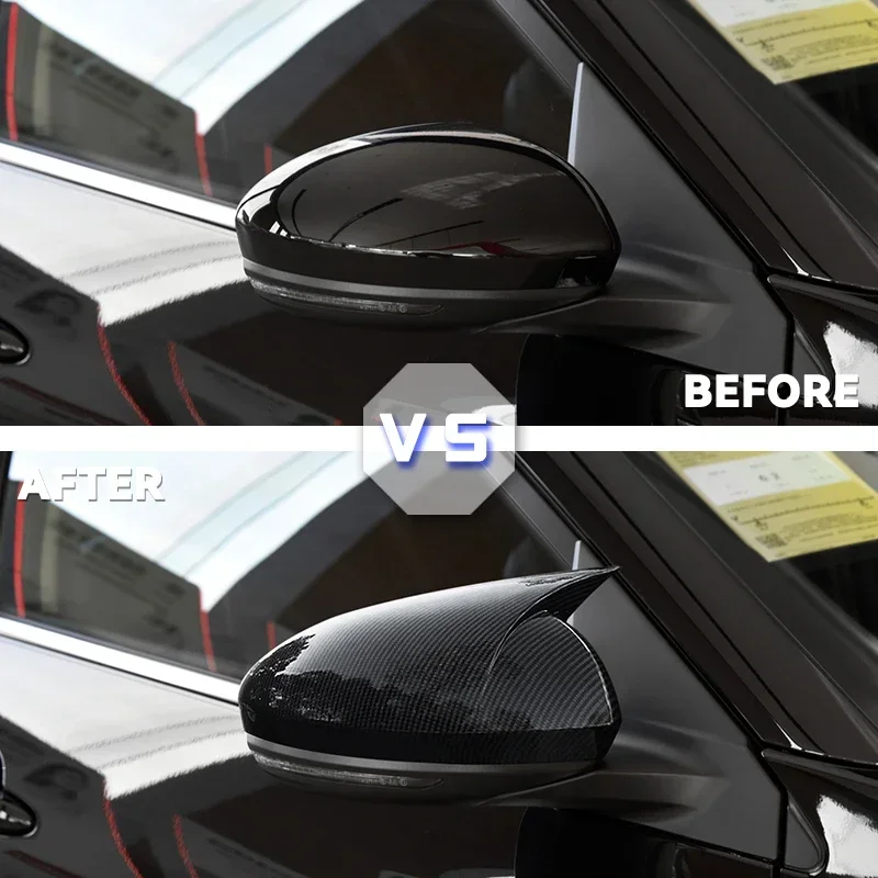 Strani Rearview Mirror Kritje Vizir Chrome Trim Nalepke Okvir Dekor za Nissan Sylphy Sentra B18 2019-2021