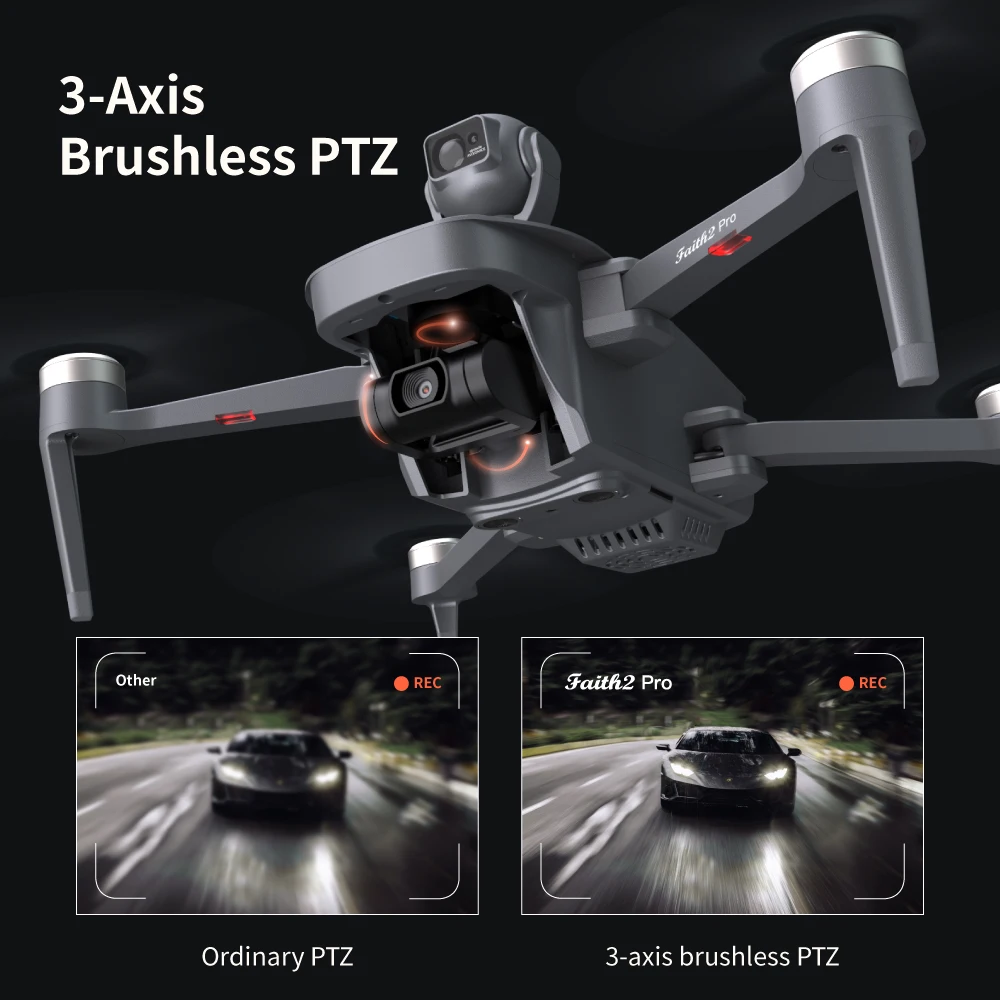 Vera 2pro Drone,3-Osni Gimbal Fotoaparat,4K Video,5 Smeri Ovire Zaznavanja,32 Min Polet Čas,6 km Video Prenos