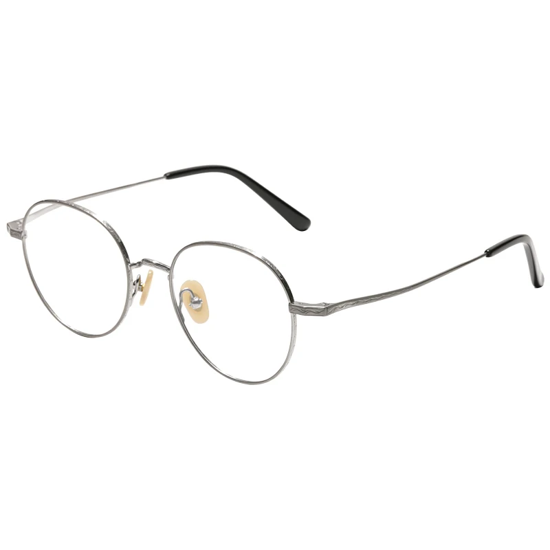 Vrhunska očala okvir moških, Classic, retro čistega titana krog optična očala woaman recept izračun Očala