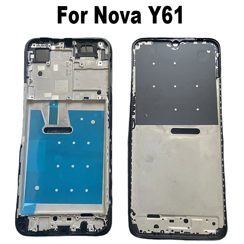 Za Huawei Nova Y61 Sredini Okvirja Sprednjo Ploščo Nazaj Lcd Stanovanj Imetnik Zadnja Plošča Šasije