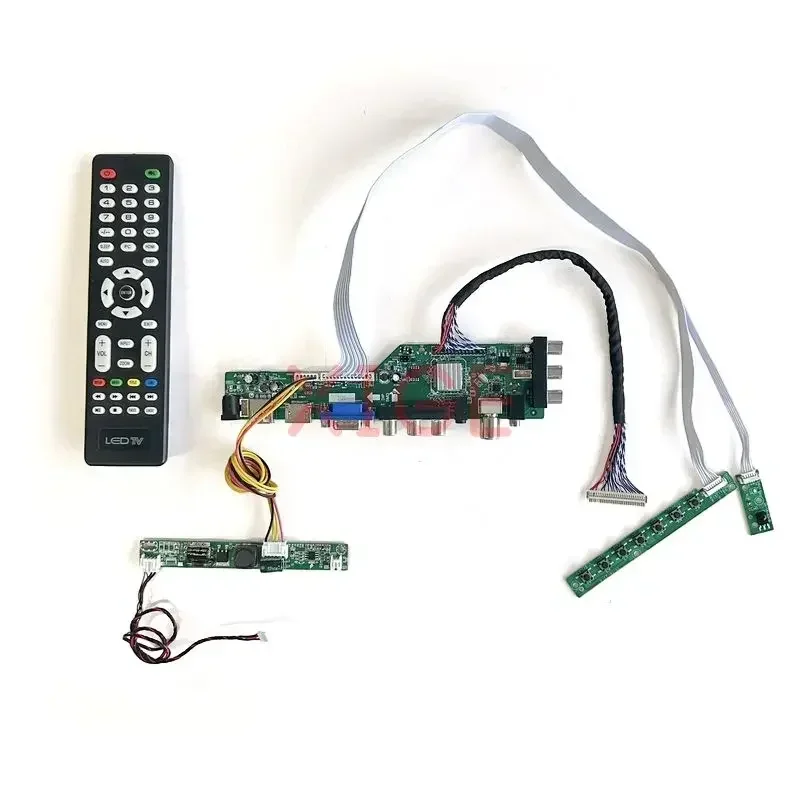 Za LM215WF3 LM215WF4 LM215WF9 LM215WFA Krmilnik Odbor LCD Monitor LVDS 30-Pin Kit USB+DHMI+VGA+AV Digitalni DVB 1920*1080 21.5