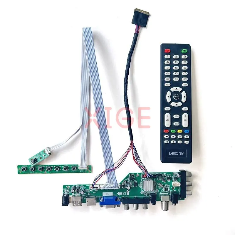 Za LTN173KT03 CLAA173UA01A LCD Gonilnik za Kartico USB+DHMI+VGA+2AV DVB Digital Signal 17.3