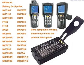 OrangeYu 6800mAh Baterija za Simbol MC3100,MC3190,MC3190G,MC30,MC3000,MC3070,MC3090,MC3000R,MC3090R,MC7004,MC7090,MC7094