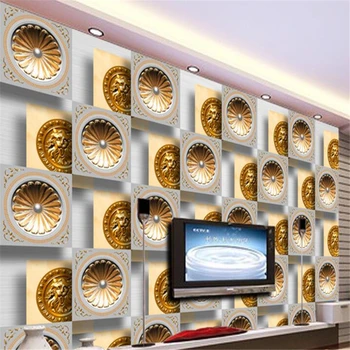 wellyu de papel parede 3d ozadje po Meri Dnevna soba Kitajski 3D stereo klasičnih Evropskih TV ozadje behang tapety