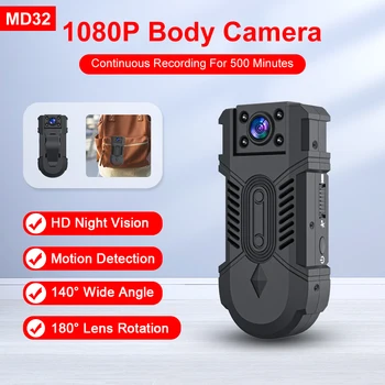 MD32 strokovno mini prenosni akcijske kamere z visoko ločljivostjo 1080P night vision funkcijo podpira v avto in športnih DV recordin