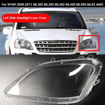 za Mercedes Benz W164 2009-11 ML-Razred Avto Levi Strani Žarometov Jasno Pokrovček Objektiva vodja svetlobe žarnice Lampshade Lupini