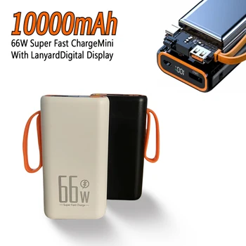 Moč Banke 10000mAh 66W Super Hitro Polnjenje Battey za Huawei Mate40 P50 iPhone 14 13 Xiaomi Prenosni Powerbank