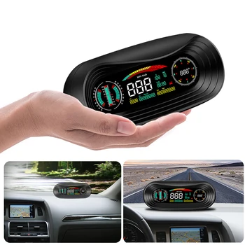 Auto Elektronika Pribor KM/h, MPH Alarm prekoračitev hitrosti merilnik Hitrosti GPS HUD Digitalni Merilniki 5.2 cm Zaslon Avto Head Up Display