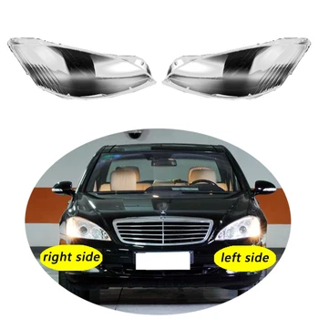 Uporabite Za Benz W221 2006-2009 S-Razred S300 E350 Pregleden Žaromet Pokrov Žarnice Senco Prednji Smerniki Lupini Lampshade Objektiv lupini