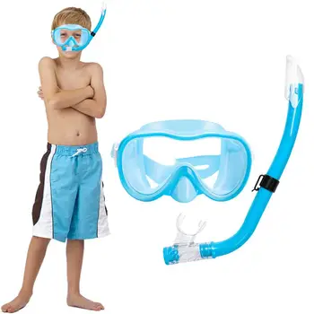 Potapljanje Za Otroke Očala Snorkel Komplet Varno In Strupenih, Snorkel Komplet Za Otroke Suhi Vrh Anti-Leak Snorkel Mladi Junior Enega Otroka