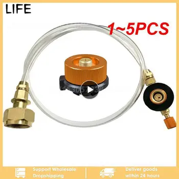1~5PCS Prostem Kampiranje Plinski Štedilnik Propana Adapter za Polnjenje Rezervoarja Spojnik Adapter Plina Polnjenje Dodatki