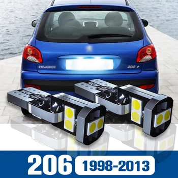 2pcs LED Tablice Svetloba Svetilke Pribor Canbus, Za Peugeot 206 1998-2013 2003 2004 2005 2006 2007 2008 2009 2010 2011 2012