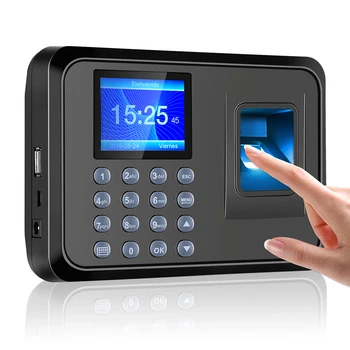 Biometrični čitalnik Prstnih Geslo Priznanje Naprave Udeležba Pralni Zaposlenega Preverjanje-v Ura Diktafon 2.4