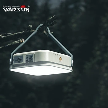 Warsun Kampiranje Luči Nepremočljiva IPX6 SMD Polnilna Prostem Viseče Luči Prenosni Fill Light Dela, Vzdrževanje Razsvetljava