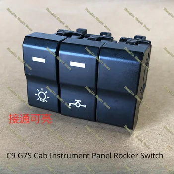 C9 G7S Cab armaturne Plošče Rocker Switch Klackalicu Delovno Stikalo Vklop Prilagoditev HOWO Shandeka SINOTRUK Dodatki
