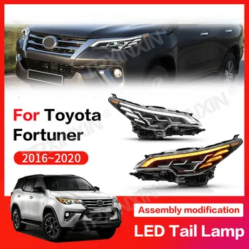 Premium Design Auto Deli Za Toyota Fortuner 2016 2017 2018 2019 2020 Smerniki LED, Dual Vizijo Objektiv Montaža Visoka Kakovost