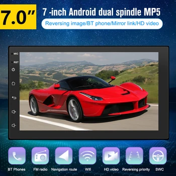 7 Palčni 2 Din Android Avto Radio Android 12 Za Univerzalno HD Zaslon na Dotik Multimedijski Predvajalnik, WIFI, GPS Navigaion 2 din Stereo
