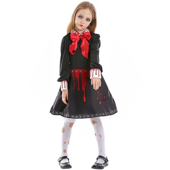 Halloween Cosplay Grozo Keramični Lutka Otrok Kostum