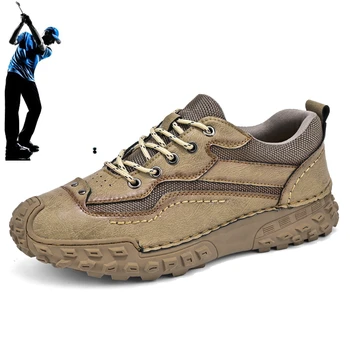 Moške Velike 38-46 Golf Čevlji za Moške Prosti čas Usposabljanja Športni Čevlji Dihanje Zunanji moška Hoja Čevlji