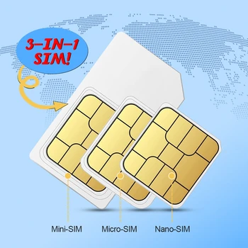 Mobilni Telefon Podatkovne Kartice SIM Za 1-30 Dni 1GB 3-V-1 DRŽALO za Kartico Wifi 4G Neomejeno Internet Podatki Za Kitajsko