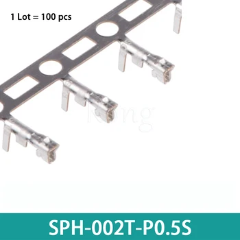 100 KOZARCEV Tlak priključek SPH-002T-P0.5S 24 do 30 awg tin terminal pin priključek