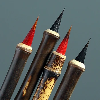 1pcs Tradicionalni Kitajski pisalni Čopiči Black Bambusa Wolf je za Lase Pisanje Krtačo Za Kaligrafijo Slikarske Prakse Krtačo
