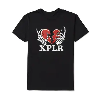 Moda Hip-hop XPLR Heartbreak Sam Colby Merch T-shirt Poletje Moški Ženske Kratek Rokav Ulične Tshirt Priložnostne Svoboden Tee Vrhovi