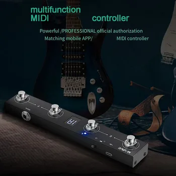 M-VAVE Čokolada MIDI kontroler Prenosni 2.5 Ur Polnjenje DC 5V Čokolada Kompleti za Polnjenje 4Buttons Pedal Deli