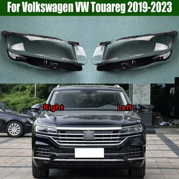 Za Volkswagen VW Touareg 2019-2023 Žaromet, ki Zajema Odtenek Pregleden Lampshade Smerniki Lupini pleksi steklo Zamenjati Original Objektiv