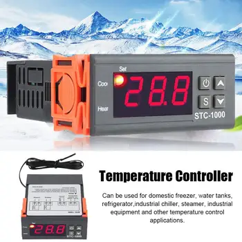 Dc12v 24v Ac110-220v Stc-1000 Led Digitalni Termostat Za Inkubator Temperaturni Regulator Thermoregulator Rele Ogrevanje Coo H3r2