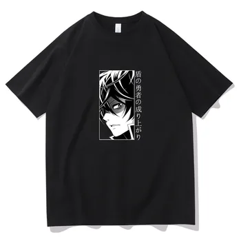 Japonski Anime Naraščajoče Ščit Junak Poletje T-Shirt