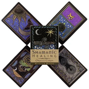Šamanskih Zdravljenje Oracle Kartice 44 Tarot Angleški Vizije Vedeževanje Edition Krova, Igranje Iger Borad