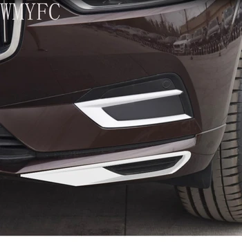 Za Volvo XC60 2018 2019 2020 2021 22 karoserije Detektor ABS Chrome Trim Avto Luči za Meglo Spredaj Pokrov Žarnice Okvir Nalepke, Dodatki