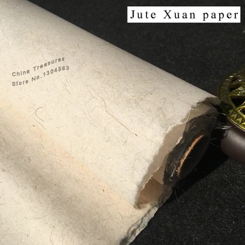 68 cm*138 cm*10sheets Papir murve lubje, juto in Rižev papir Kaligrafija pisalni Papir Kitajskega Slikarstva Xuan Zhi Ročno 4 noge