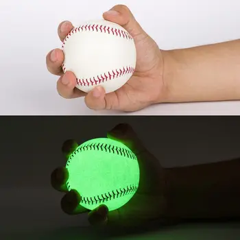 Posebno Usnje Sveti Baseball Uradni Velikost 9-Palčni Svetlobna Baseball Noctilucent Svetlobe Noč Praksi