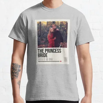 Princesa Nevesta Filmski Plakat Klasičnih T-Shirt po Meri Darilo Smešno Ulične Umetnosti Risanka Tee Xs-5Xl Unisex Digitalni Tisk