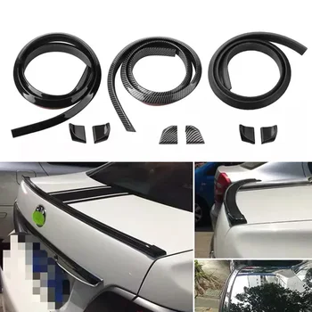Avtomobilska dodatna Oprema Univerzalno 1,5 M Avto Styling 5D Ogljikovih Vlaken Spojlerji Styling DIY Preuredi Spojler Zadaj Streho Krilo Trunk Lip Spojler