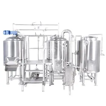 200L Mini-velikost Plovila varjenja piva oprema 2 posodi električno ogrevani brewhouse skupaj pivo sistem za majhne pivovarne