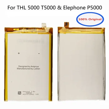 100% Prvotne Nadomestna Baterija Za Elephone P5000 Baterije 5000mAh Za THL 5000 T5000 Visoke Kakovosti Batterie Bateria