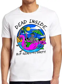 Mrtvo Okostje Pitne Smešno Meme Darilo Tee T Shirt M722