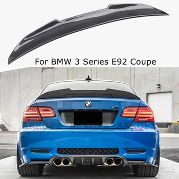 Za BMW Serije 3 E92 Coupe&E92 M3 PSM Slog Ogljikovih Vlaken Zadnji Spojler Trunk Krilo 2006-2013 FRP Sijajni Črni Kovani Ogljikovega