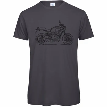 Najnovejši 2019 Majica s kratkimi rokavi Moški Tshirt Meri Natisnjene TShirts XSR900 2019, za Moške Motocikel T-Shirt - Nov logotip Tee Majice