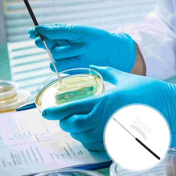 1 Nastavite Biološki Eksperiment Inokulacijo Palico Laboratorijsko Orodje za Bakterijsko