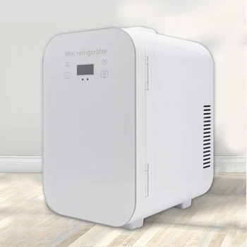 8L hladilno prenosni refrigeratorcar doma dvojno rabo, mini hladilnik, mini ličila hladilnik za nego kože