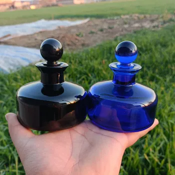 150 ml aromaterapija steklenica svetlo črna, temno modra stekla, aromaterapija steklenico bayonet high-end aromaterapija prazne Povratne Steklenice