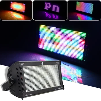 Martin 1000 LED 112 Segmente RGB Strobe Stopnji Svetlobe Učinek Zvoka Aktivirali Za Klub Disco Party DJ Bar Praznik, Nočno Razsvetljavo