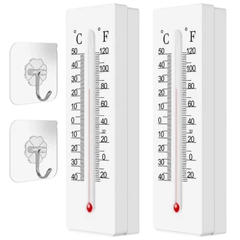 2Pcs Varnosti Termometer Tipke Zakleniti Škatle Stenske Tipko Skrivnost Za Kovanec Denar Hiša Rezervnih Ključev Škatla za Shranjevanje S Kavljem Trajne