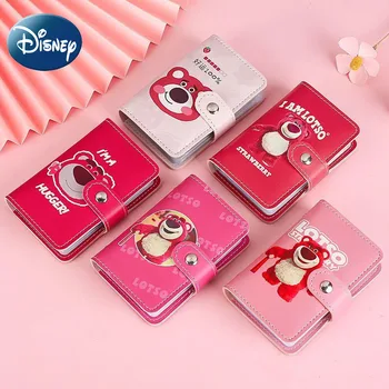 Nove Disney Jagode Imeti Kartico Vrečko Denarnice Luksuzne blagovne Znamke Moda za Ženske Kartico Posnetek Multi-card Slot Multi-funkcijo Denarnice Mini Torba